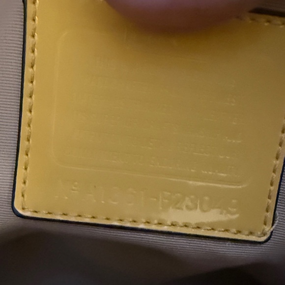 Authentic Coach Pink and Yellow Tote Bag l Excellent Condition - Picture 4 of 5